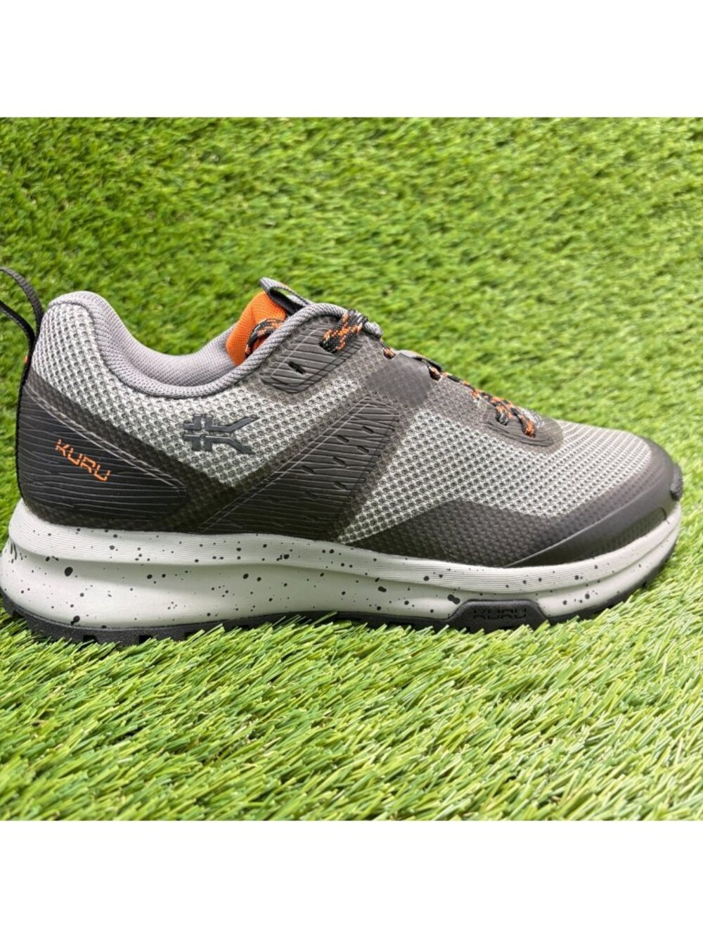 Kuru Atom Mens Size 7.5 Gray Athletic Trail Running Walking Shoes Sneakers